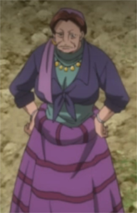 Old Woman in Blue